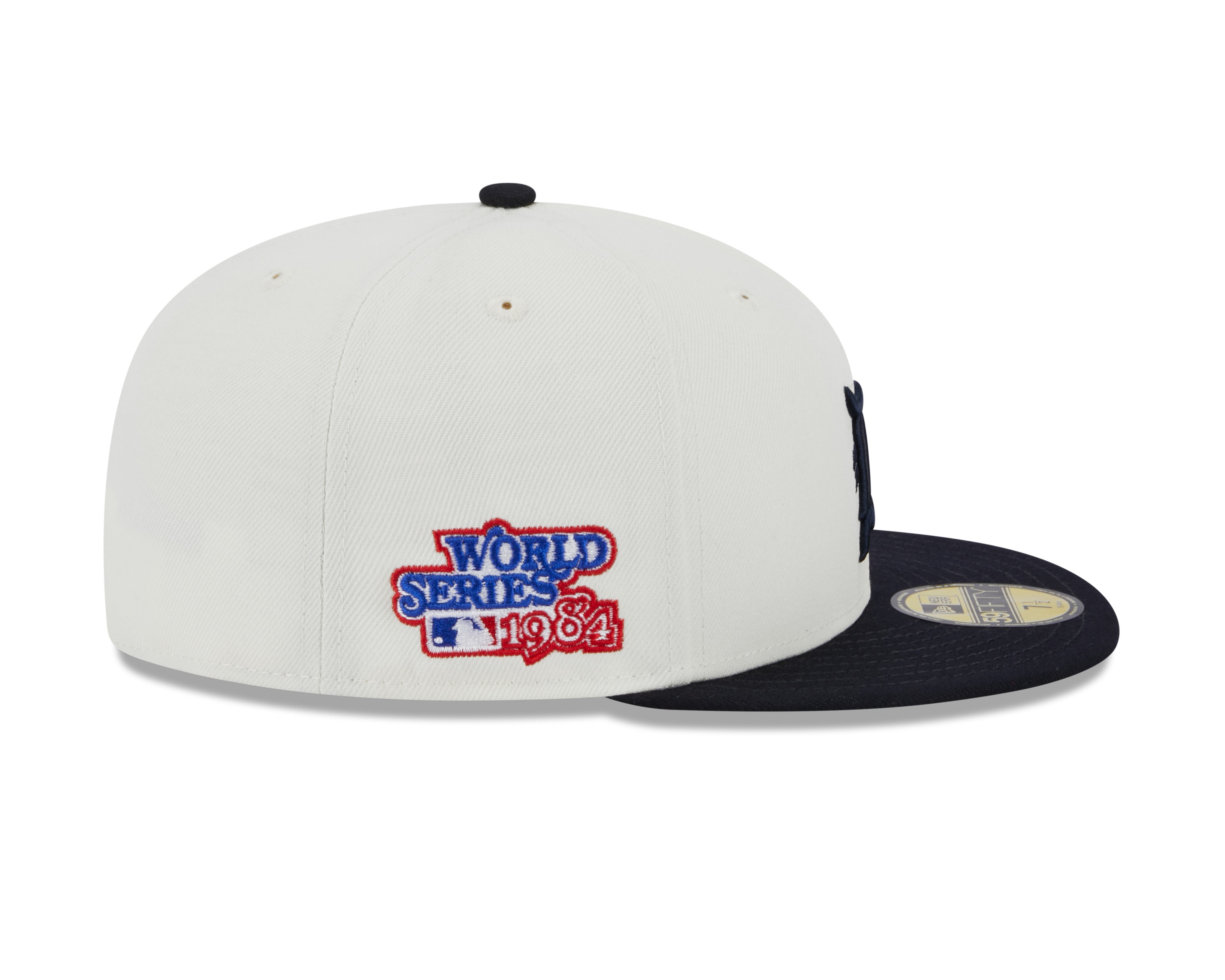Detroit Tigers 1984 World Series Cream/Navy New Era Retro 59FIFTY Fitted Hat