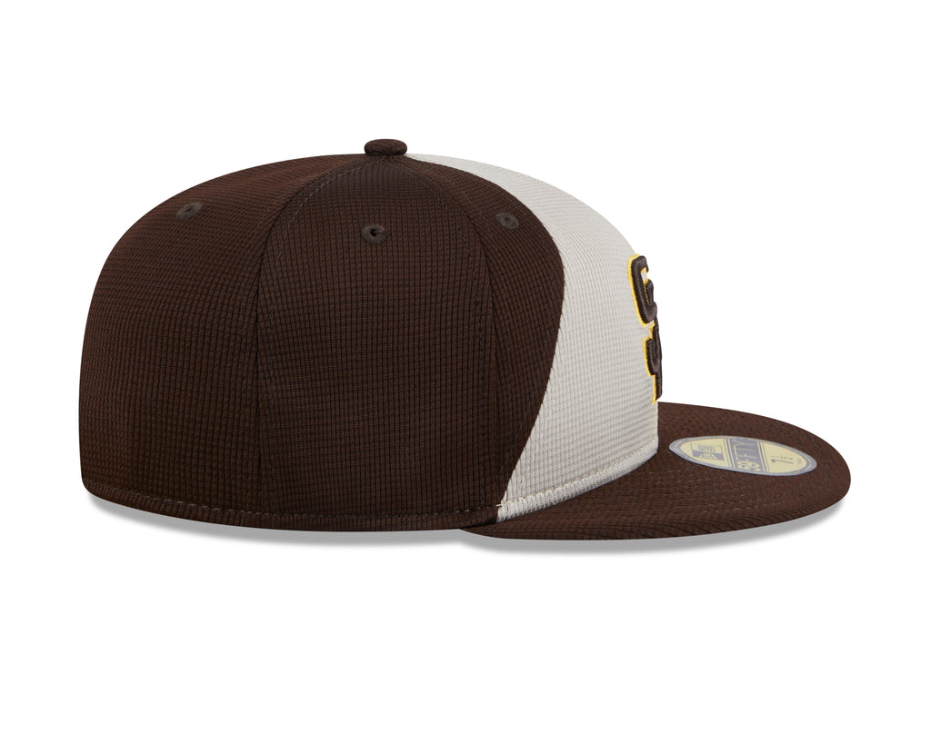 Men's San Diego Padres New Era Brown 2024 Batting Practice 59FIFTY Fitted Hat