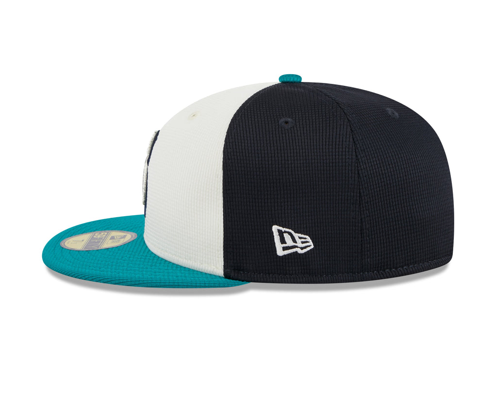 Men's Seattle Mariners New Era White 2024 Batting Practice 59FIFTY Fitted Hat