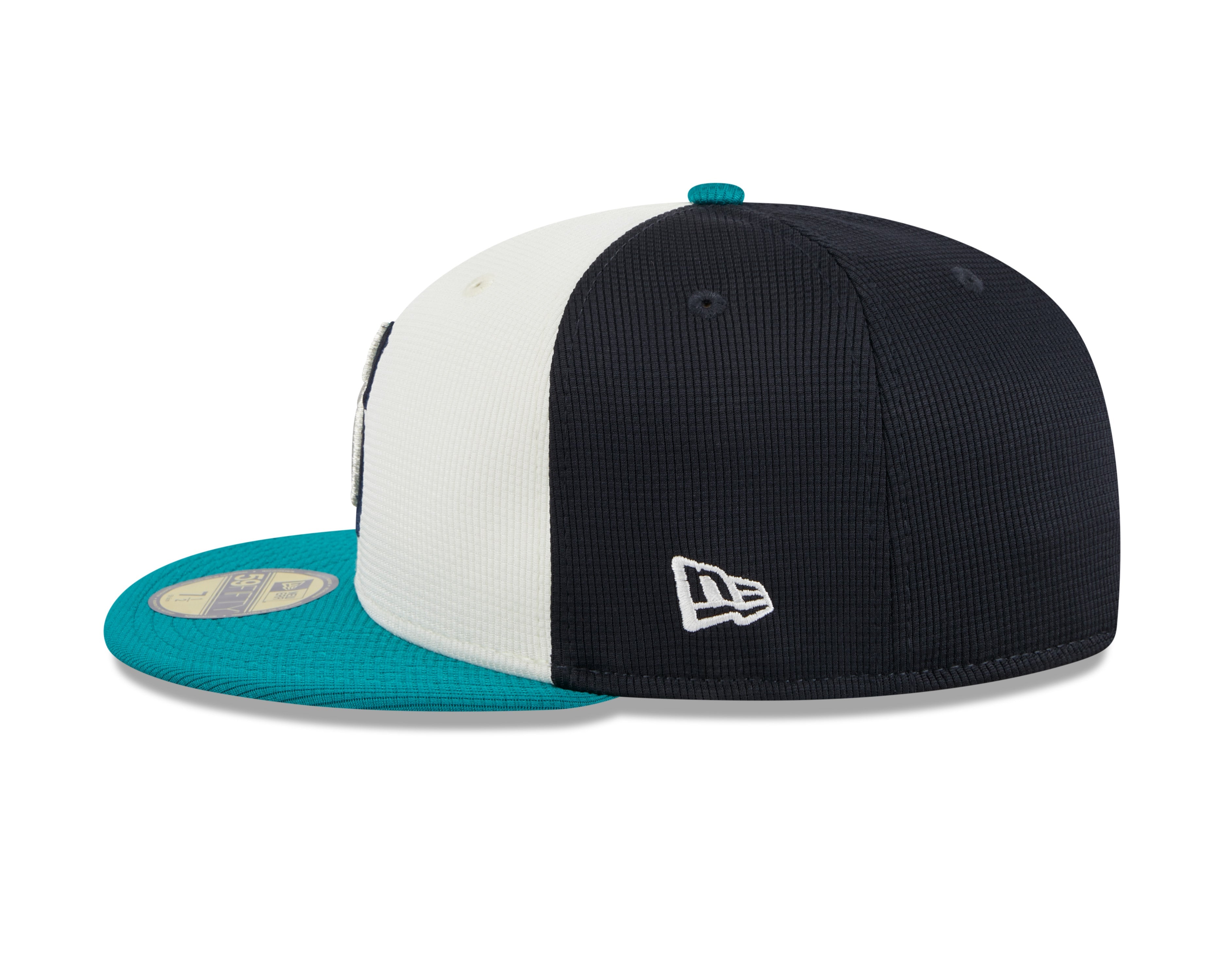 Men's Seattle Mariners New Era White 2024 Batting Practice 59FIFTY Fitted Hat