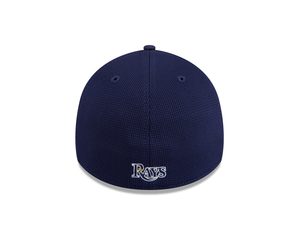 Men's Tampa Bay Rays New Era 2024 Batting Practice Navy 39THIRTY Flex-Fit Hat
