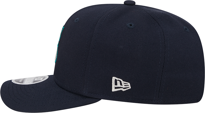 Seattle Mariners New Era Home Navy 9SEVENTY Adjustable Hat-Player Replica