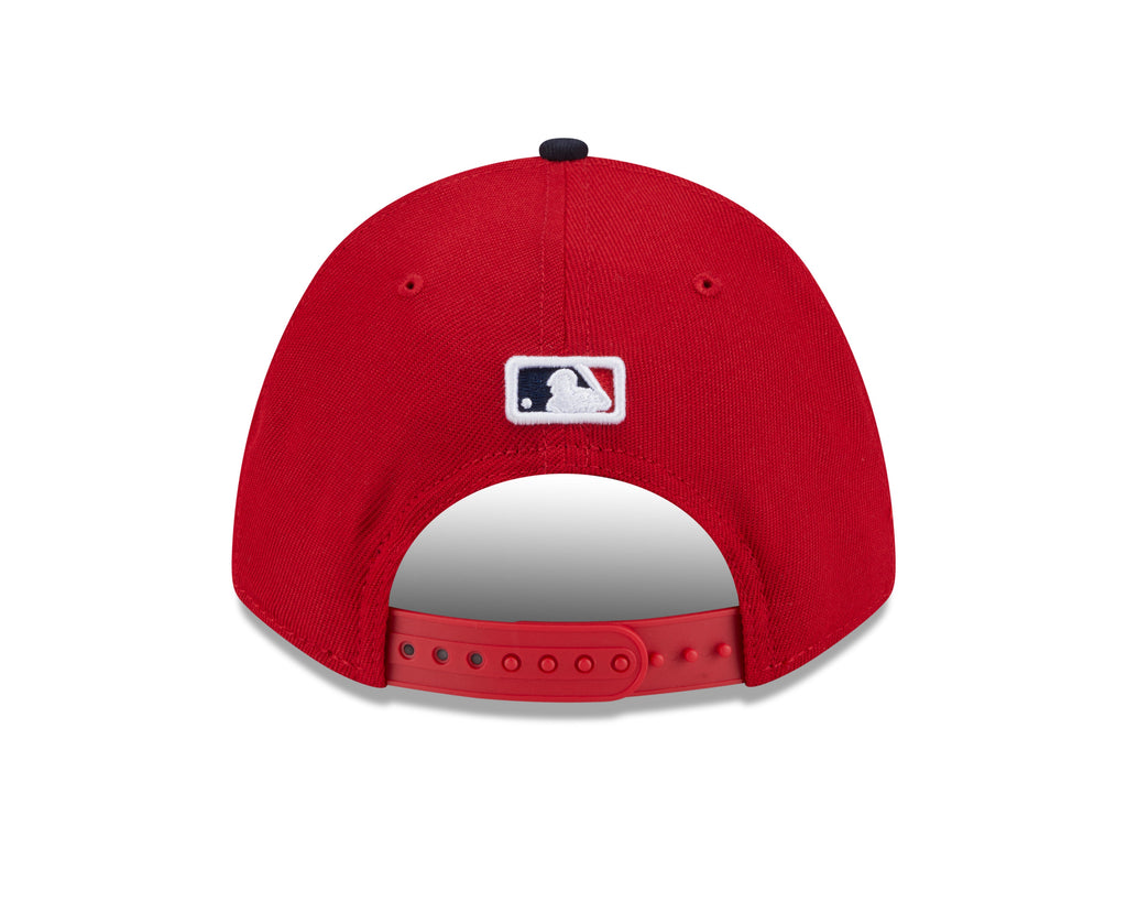 Cleveland Guardians Red/Navy New Era Player Replica M-Crown 9FORTY Adjustable Hat