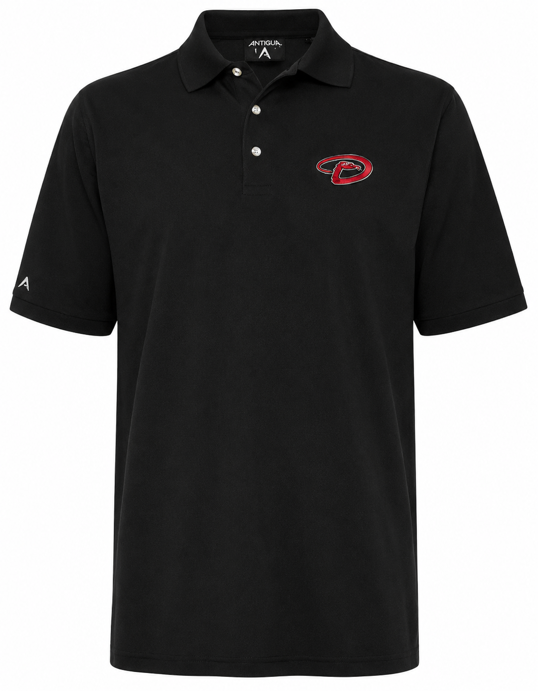 Arizona Diamondbacks Black Pique Extra Light Polo Shirt