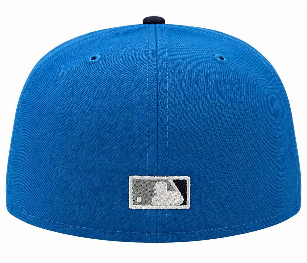 Seattle Mariners New Era 2 Tone Sunwash Ocean Blue Nirvana Nevermind Inspired 59FIFTY Fitted Hat