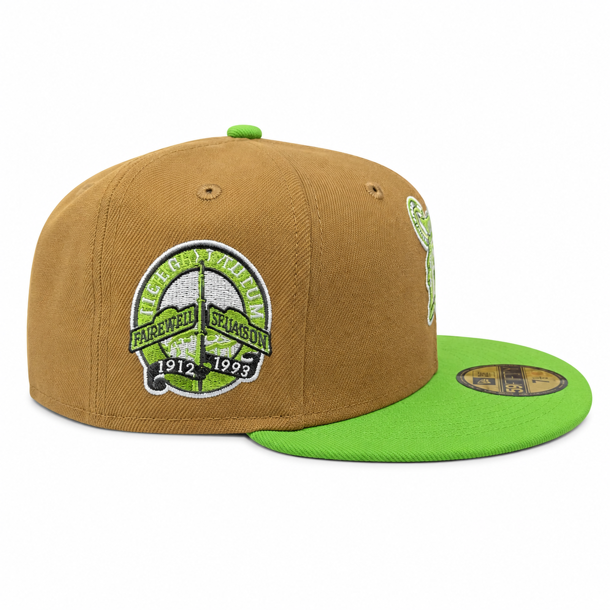 Detroit Tigers New Era Wheat/Lime Cooper 59FIFTY Fitted Hat