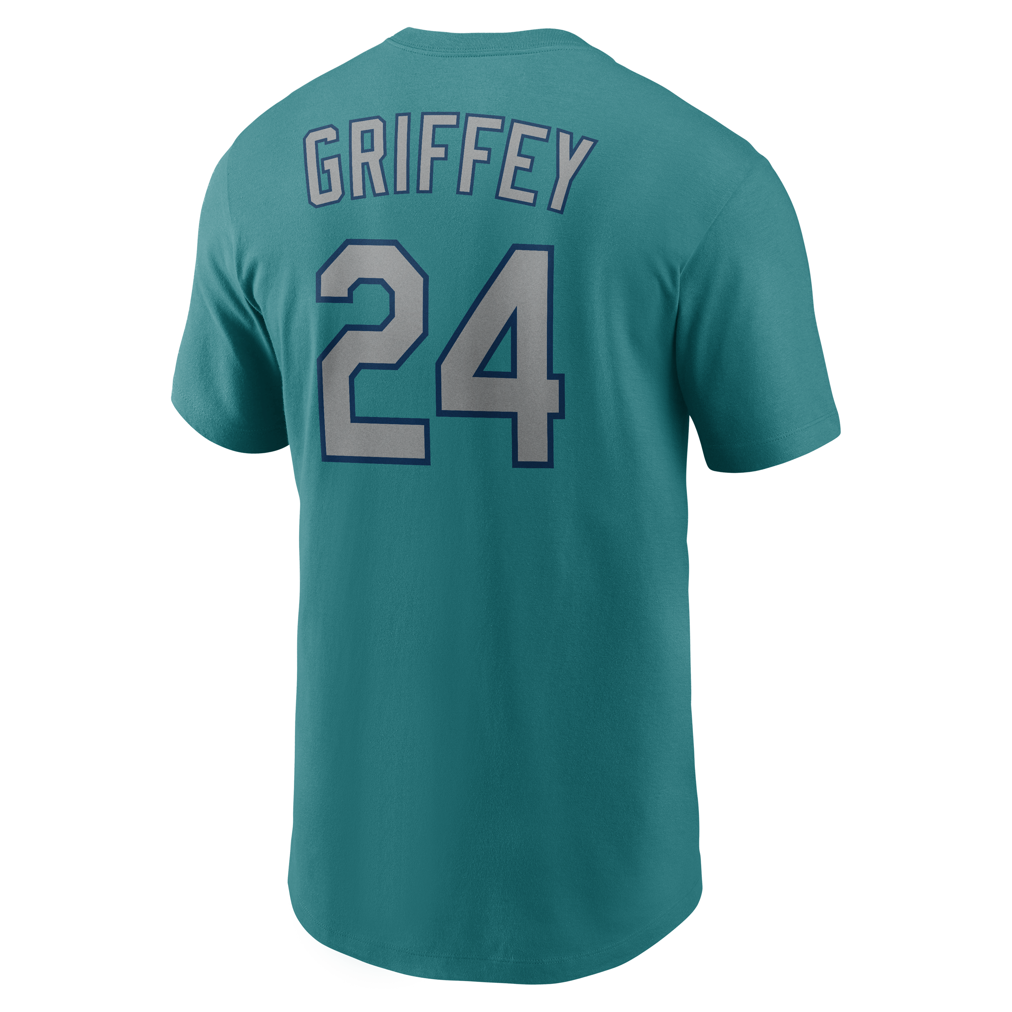 Men's Ken Griffey Jr. Seattle Mariners Nike Teal Name & Number T-Shirt