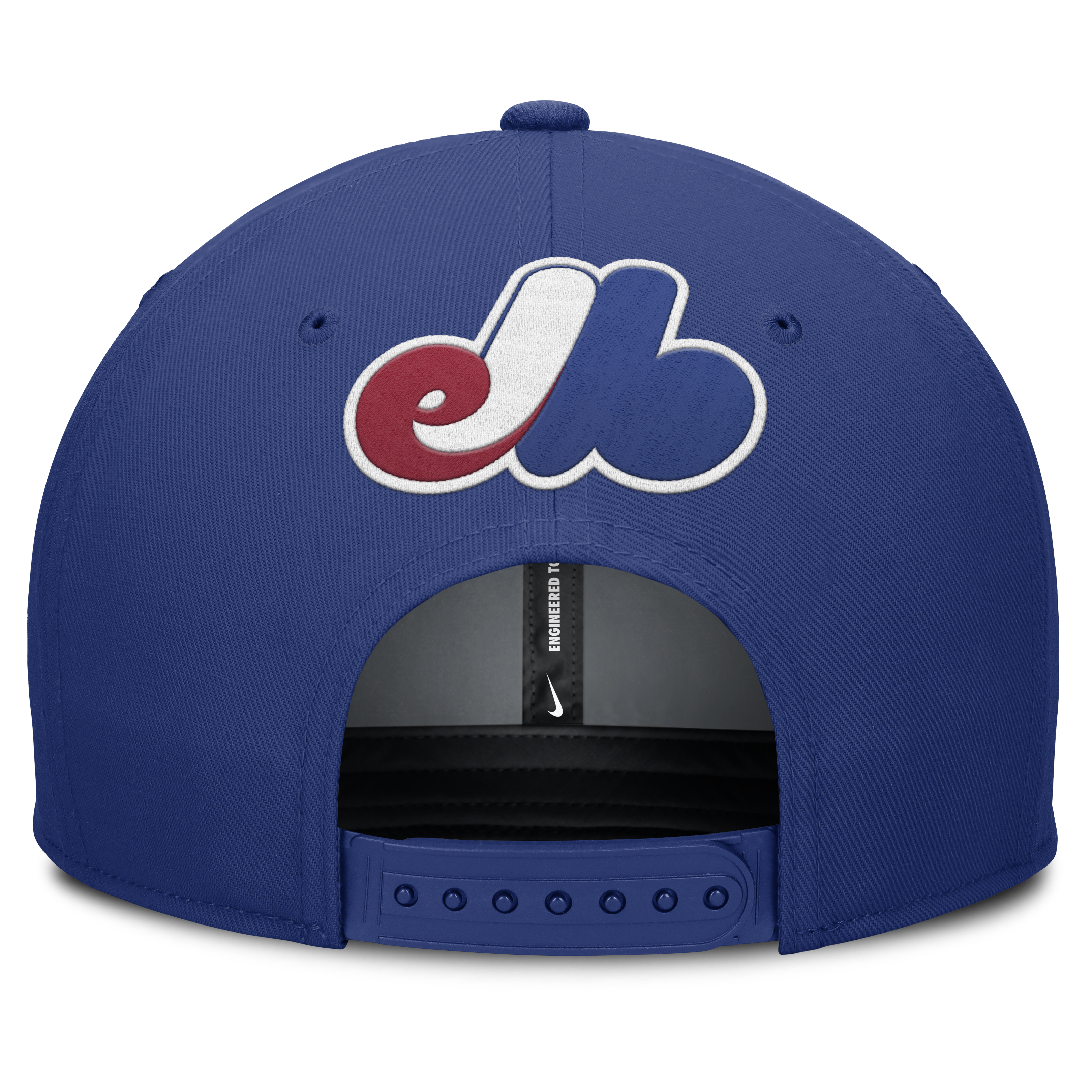 Montreal Expos Nike Gray/Royal Dri-Fit Pro Snapback Hat