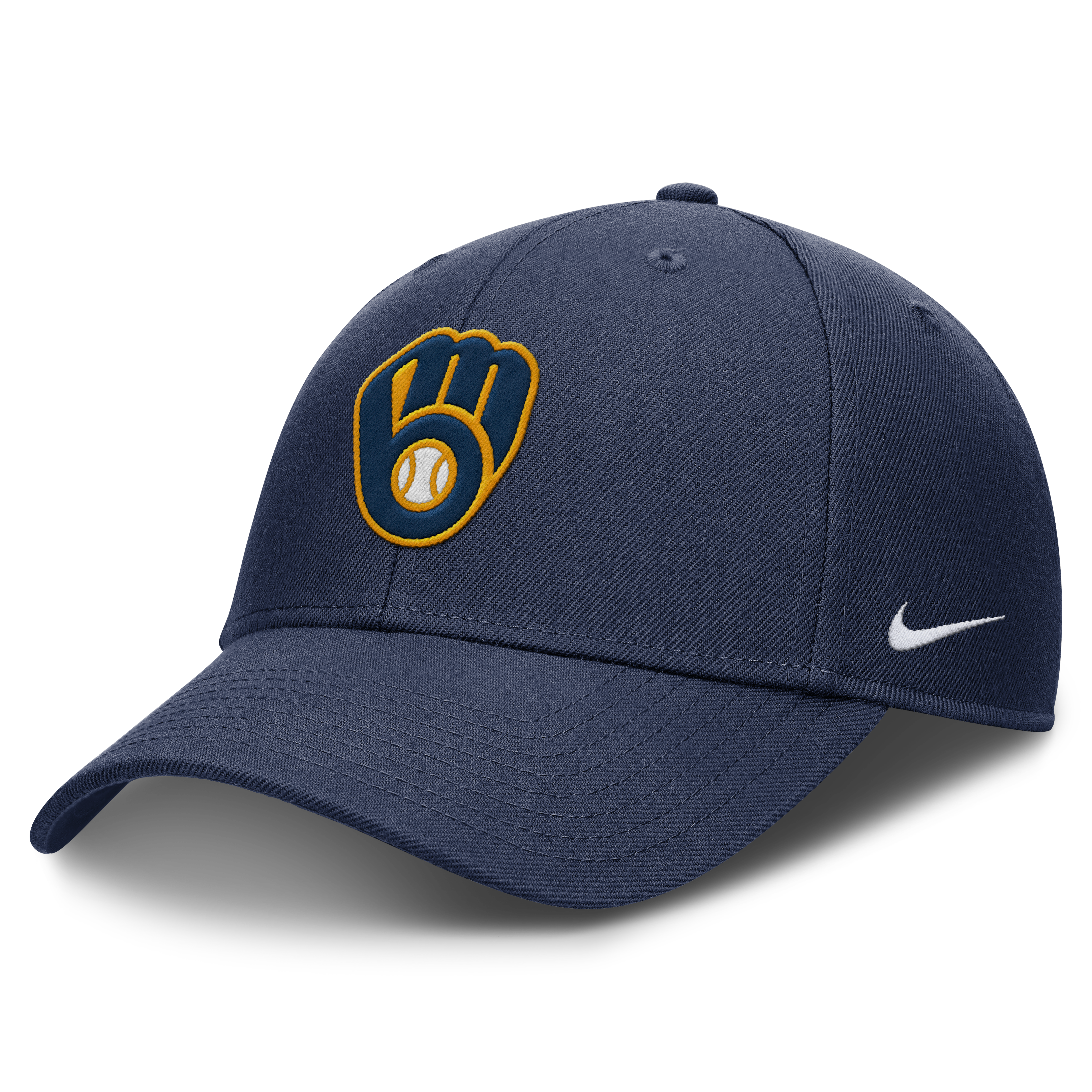 Milwaukee Brewers Nike Navy Club Adjustable Hat