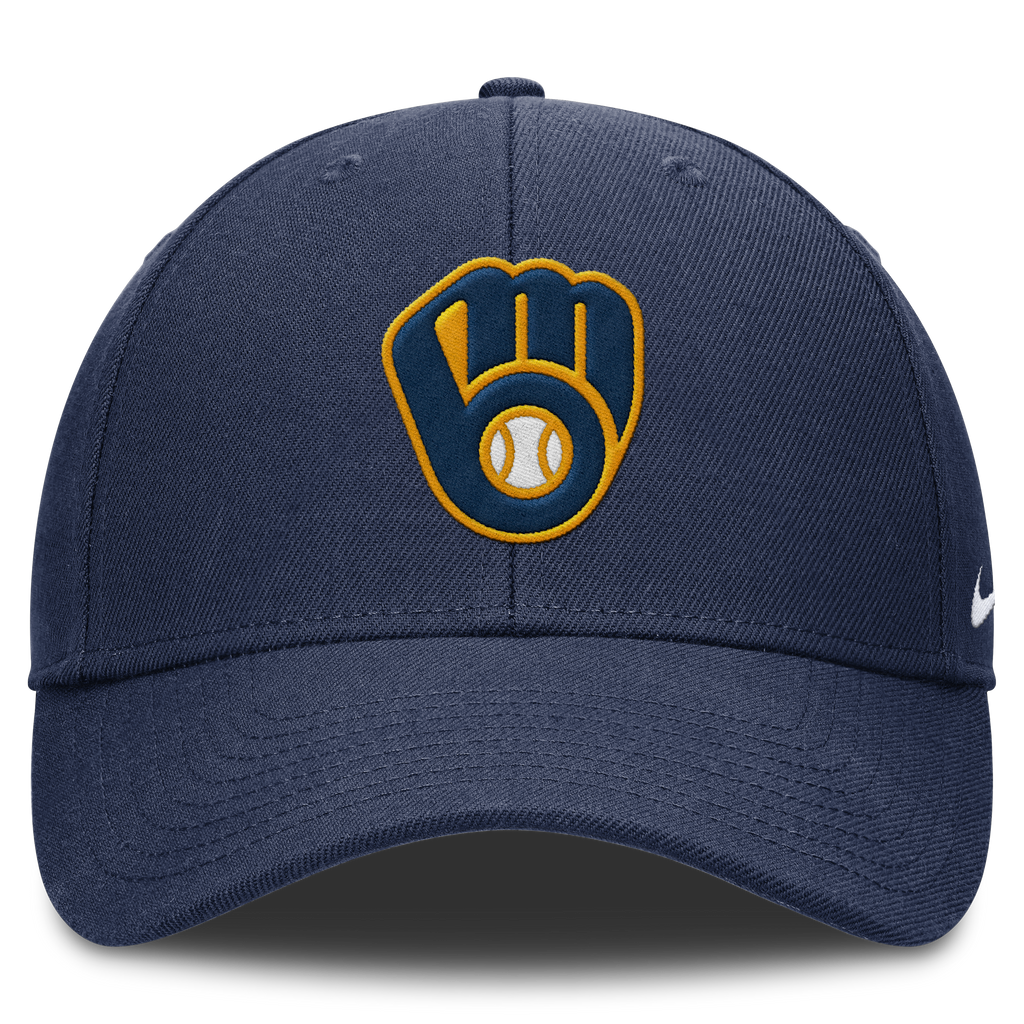 Milwaukee Brewers Nike Navy Club Adjustable Hat