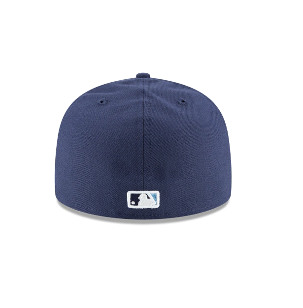 Men's Tampa Bay Rays New Era Navy Game Authentic Collection Alternate On-Field 59FIFTY Fitted Hat
