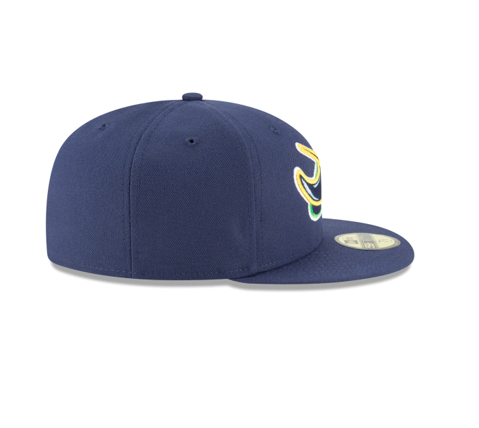Men's Tampa Bay Rays New Era Navy Game Authentic Collection Alternate On-Field 59FIFTY Fitted Hat