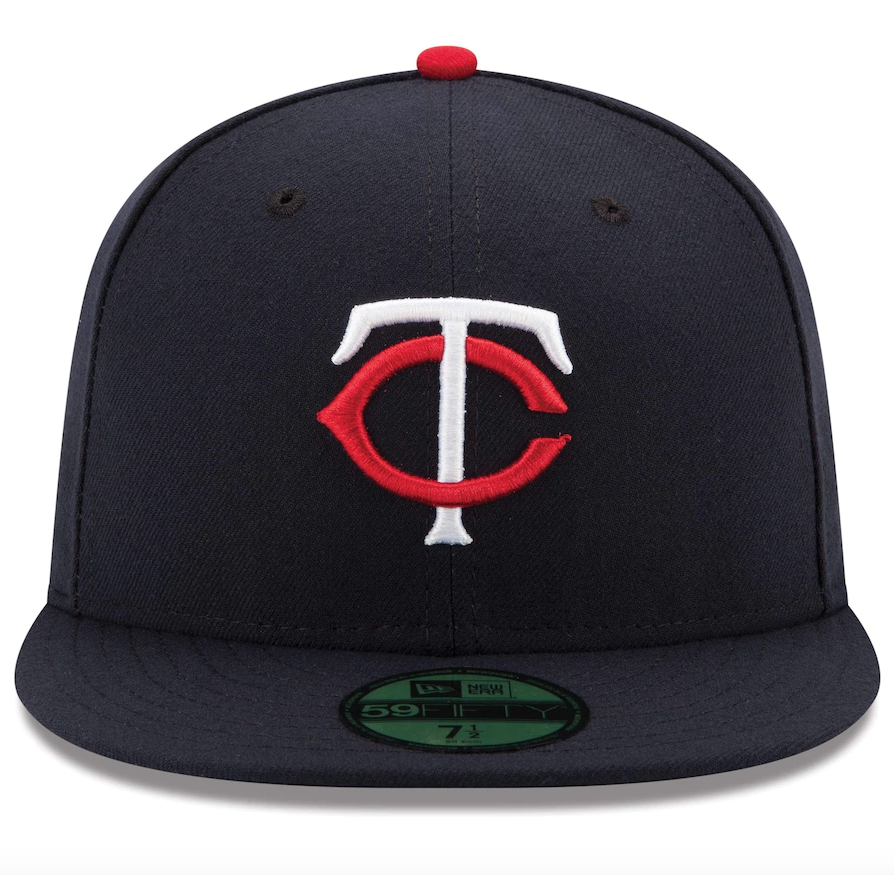 Men's Minnesota Twins New Era Navy Home Authentic Collection On-Field 59FIFTY Fitted Hat
