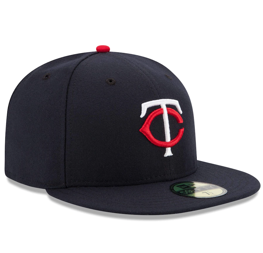 Men's Minnesota Twins New Era Navy Home Authentic Collection On-Field 59FIFTY Fitted Hat