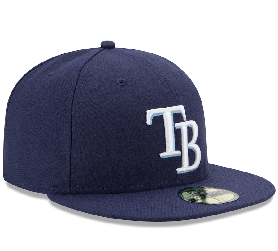Men's Tampa Bay Rays New Era Navy Game Authentic Collection On-Field 59FIFTY Fitted Hat