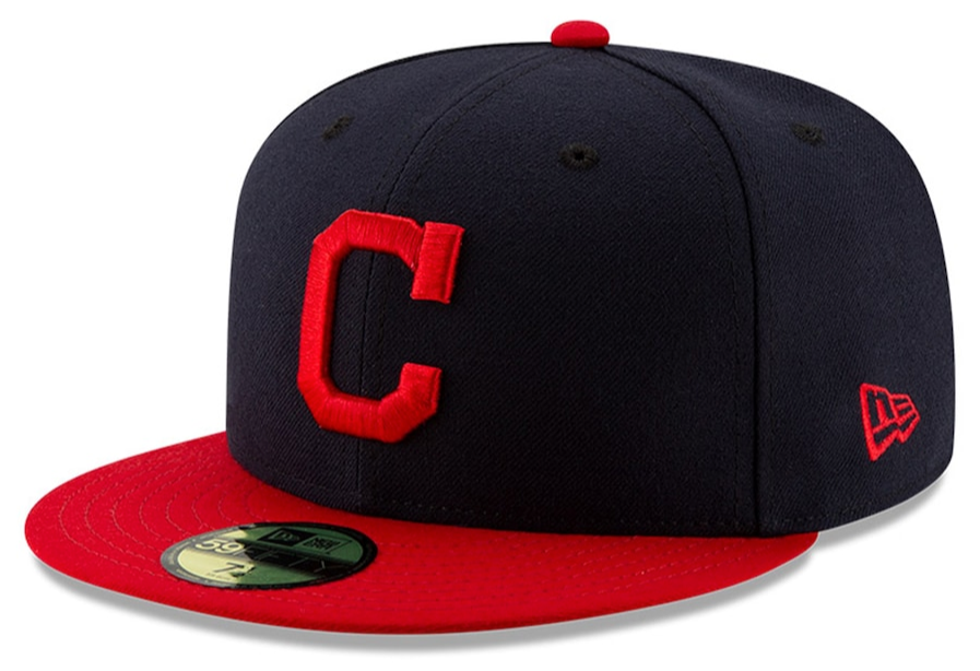 Men's Cleveland Guardians New Era Navy/Red Home Authentic Collection On-Field 59FIFTY Fitted Hat