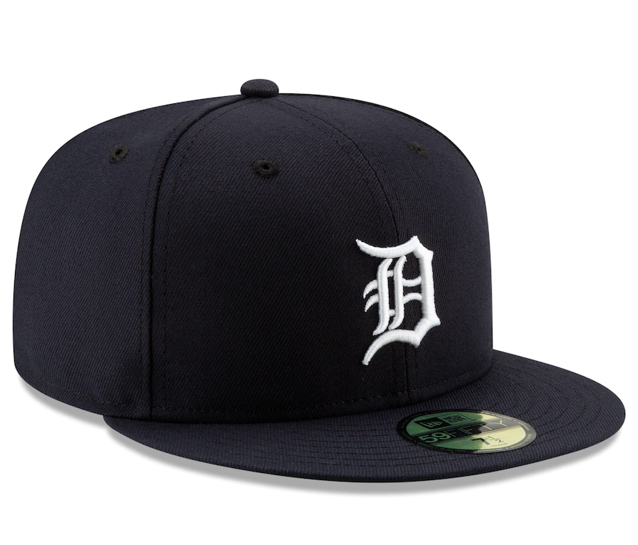 Men's Detroit Tigers New Era Navy Home Authentic Collection On-Field Logo 59FIFTY Fitted Hat