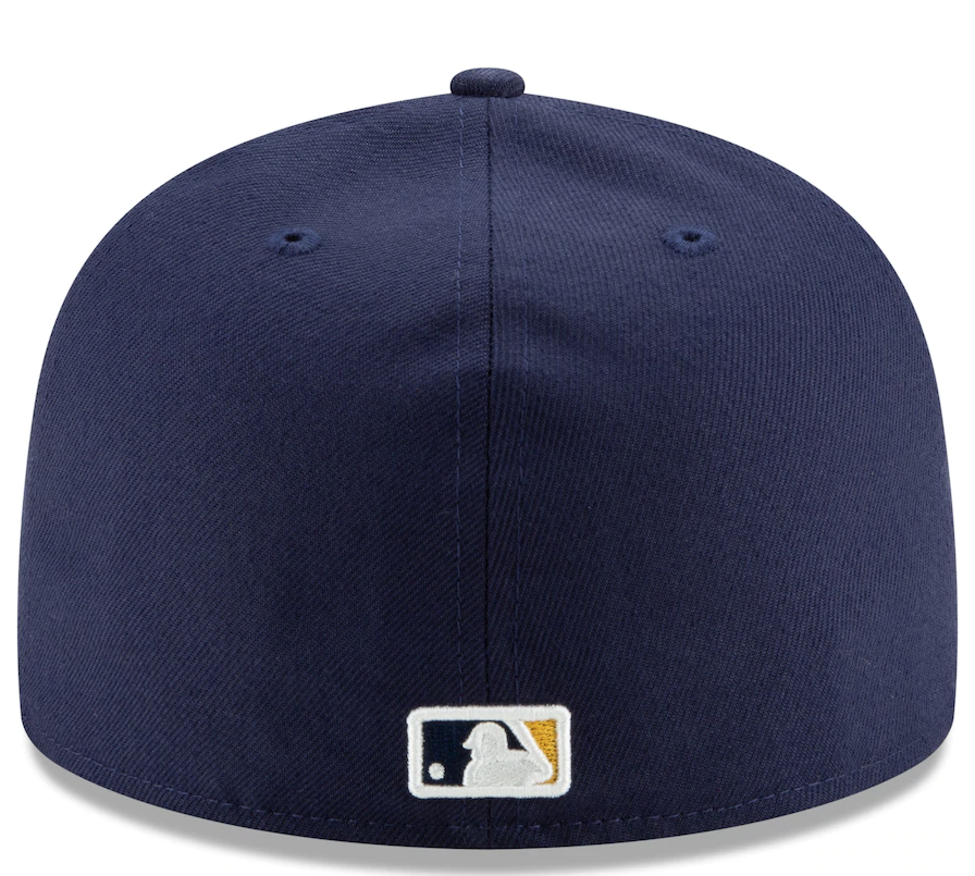 Men's Milwaukee Brewers New Era Navy Home Authentic Collection On-Field 59FIFTY Fitted Hat