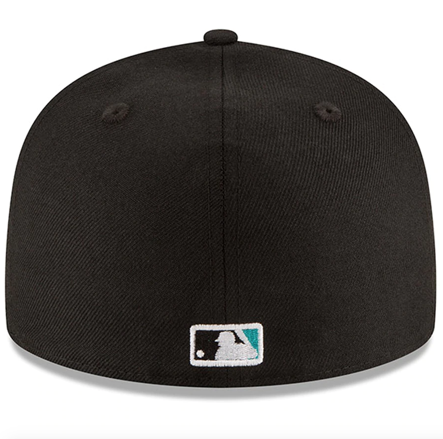 Men's Florida Marlins New Era Black 1997 World Series Wool 59FIFTY Fitted Hat