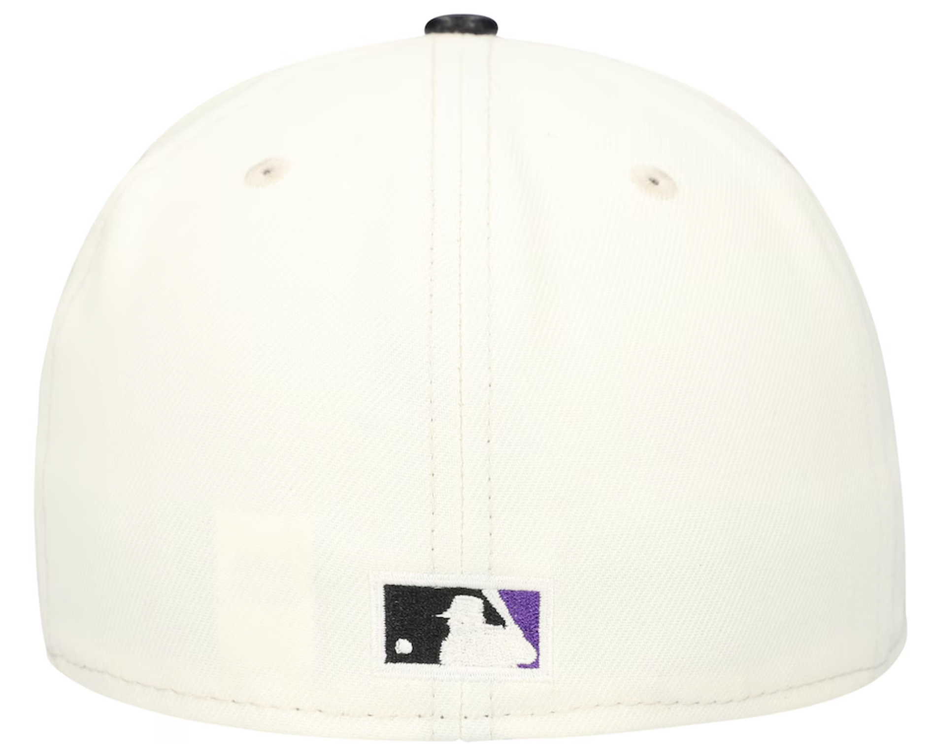 Tampa Bay Devil Rays Cooperstown Collection Cream/Black Leather Visor New Era 59FIFTY Fitted Hat