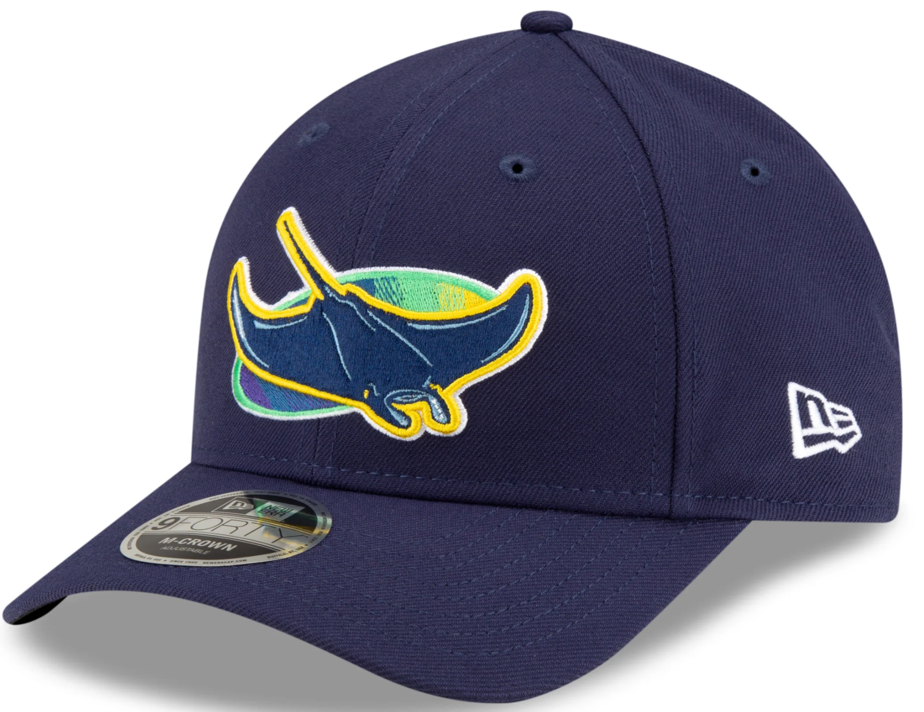 Tampa Bay Rays Alternate Navy New Era Player Replica M-Crown 9FORTY Adjustable Hat
