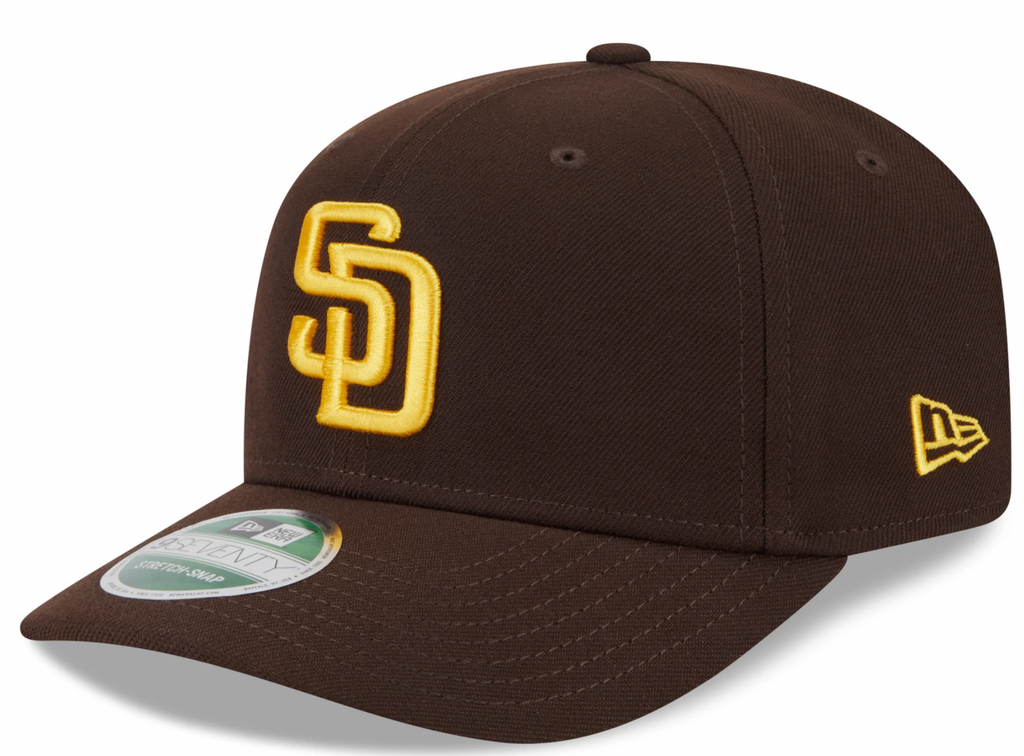 San Diego Padres Brown New Era Player Replica 9SEVENTY Stretch Snap Adjustable Hat