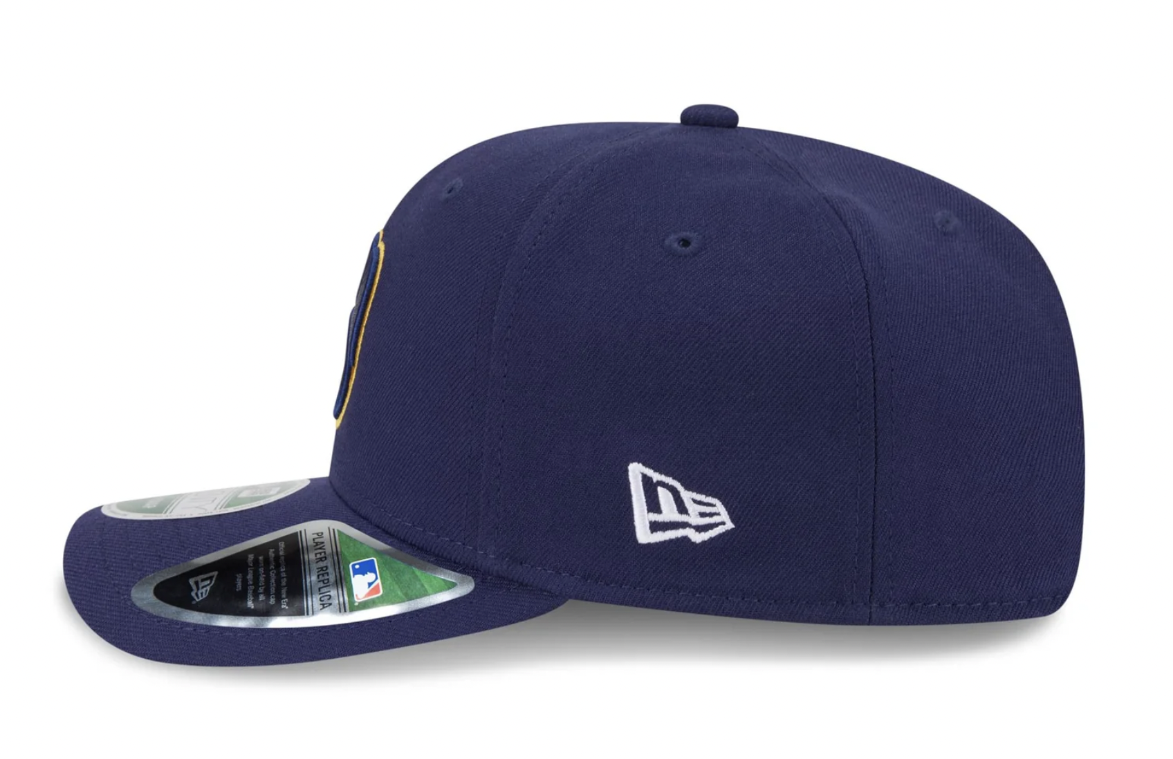 Milwaukee Brewers Navy New Era Player Replica 9SEVENTY Stretch Snap Adjustable Hat