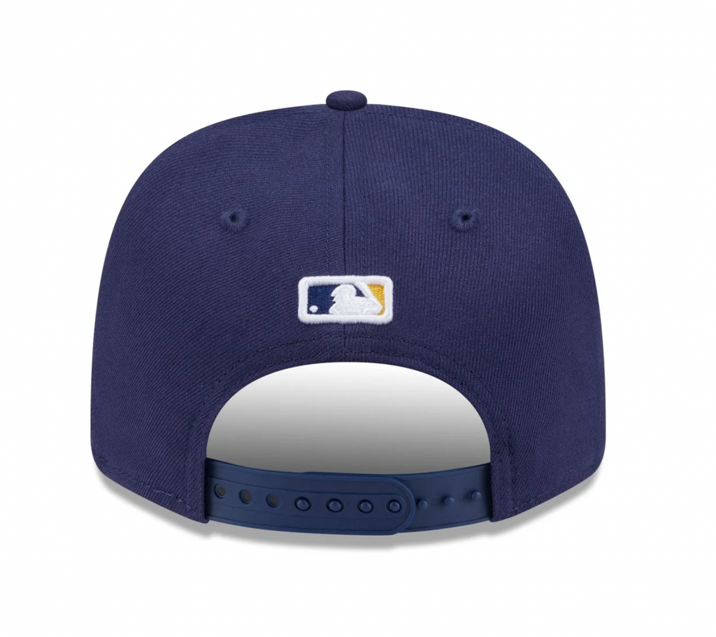 Milwaukee Brewers Navy New Era Player Replica 9SEVENTY Stretch Snap Adjustable Hat