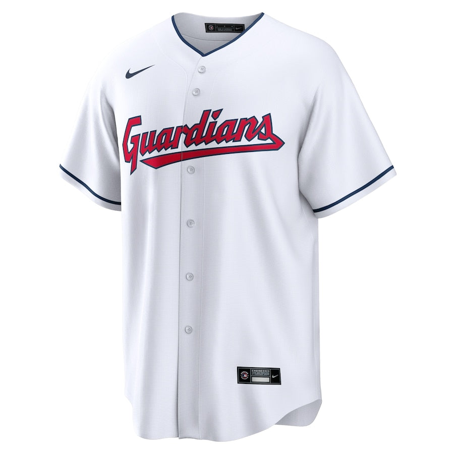 Men's Nike Cleveland Guardians White Home Replica Jersey