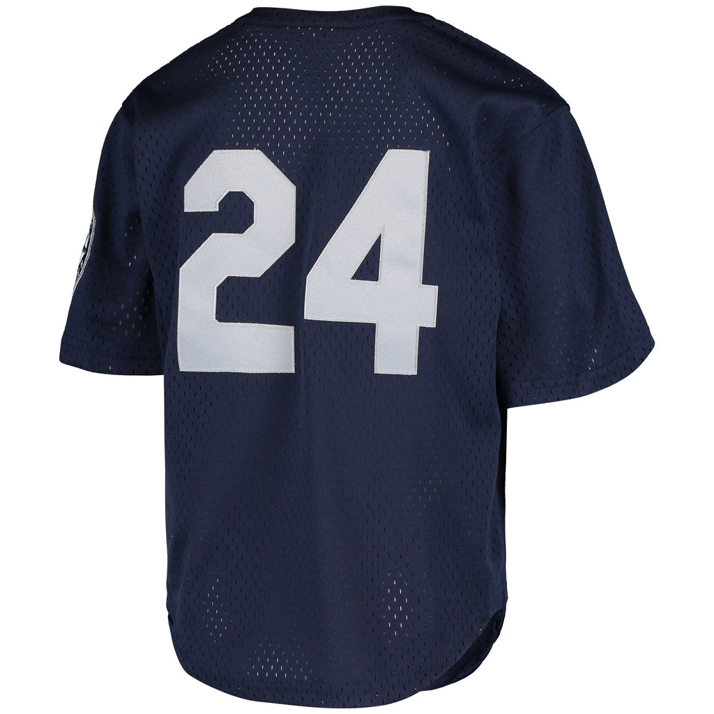 Youth Seattle Mariners Ken Griffey Jr. Mitchell & Ness Navy Cooperstown Collection Mesh Batting Practice Jersey