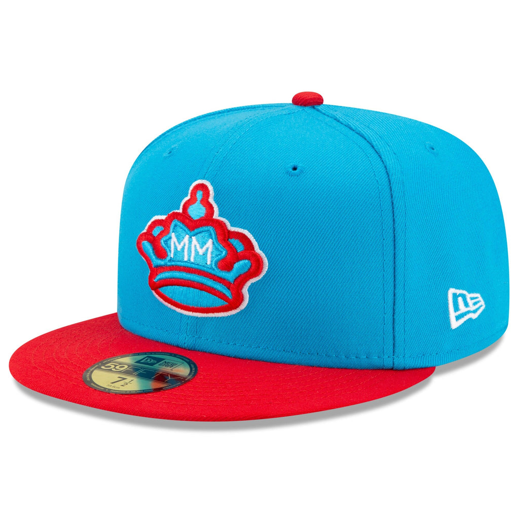 Men's Miami Marlins New Era Blue/Red 2021 City Connect 59FIFTY Fitted Hat
