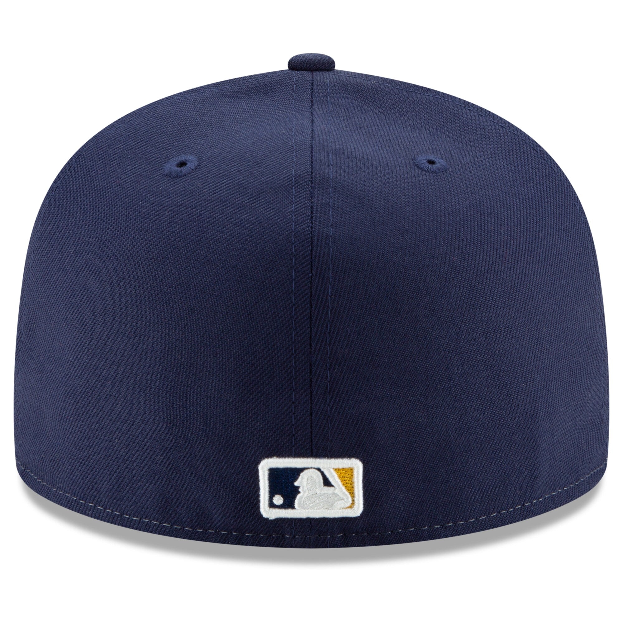 Men's Milwaukee Brewers New Era Navy/Yellow Alternate Authentic Collection On-Field 59FIFTY Fitted Hat
